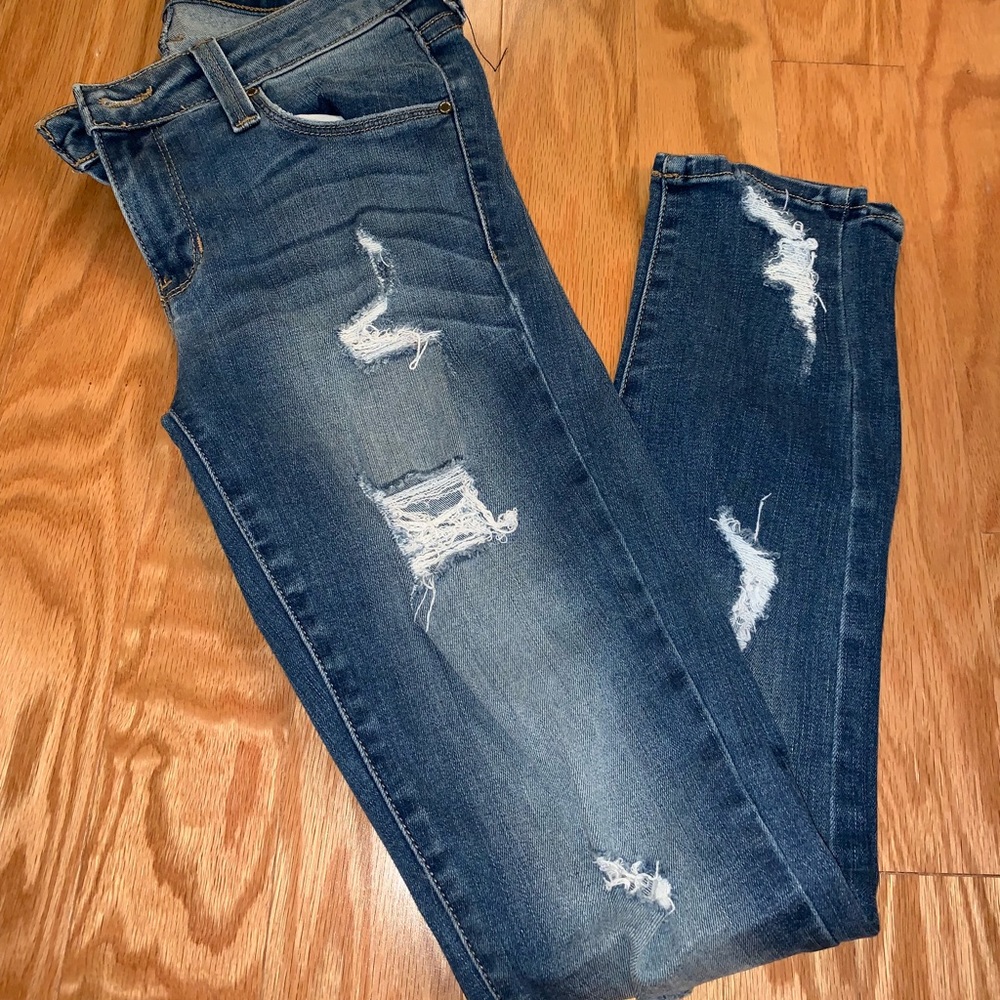 Ripped up jeans